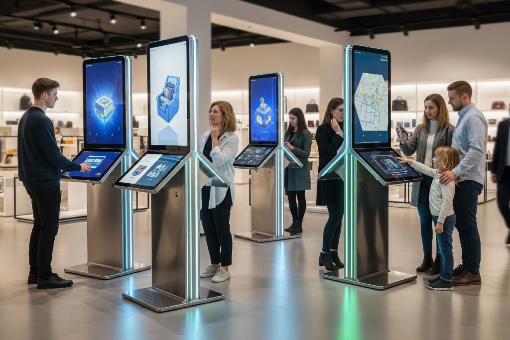 Interactive Kiosks in Differents Store