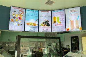 Digital Menu Board Solutions In Fast Food