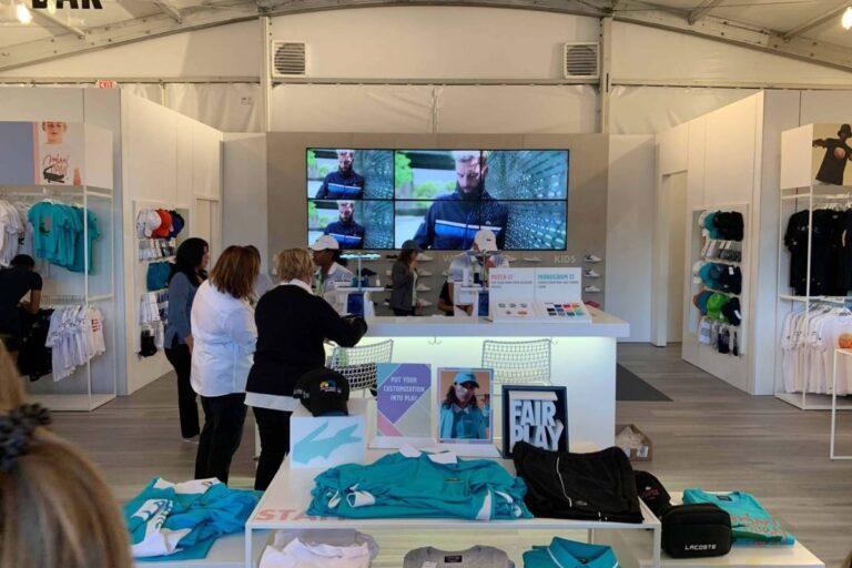 Lacoste Retail Digital Signage