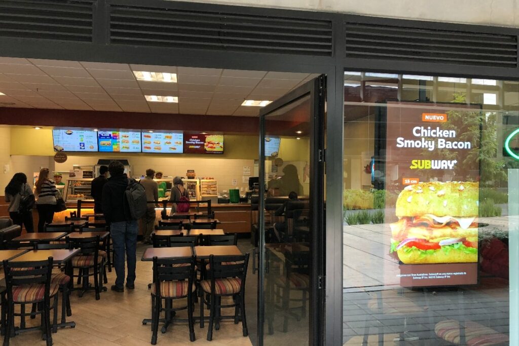 Subway Outdoor Digital Signage