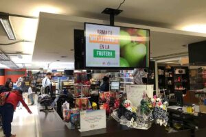 Digital Display in Javeriana Shop