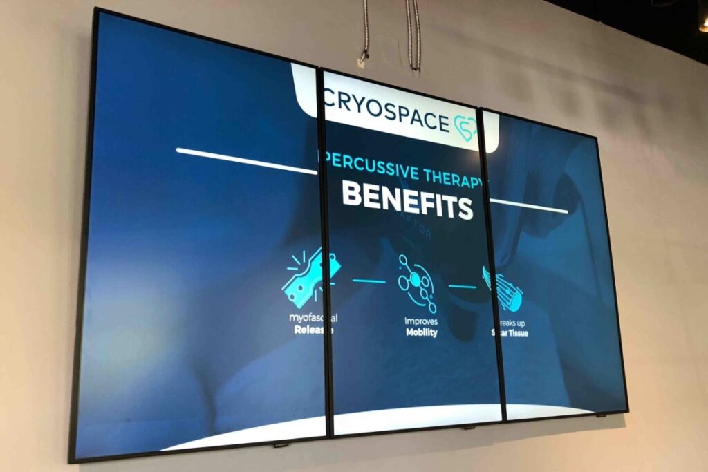 Digital Signage for Cryospace Corporate