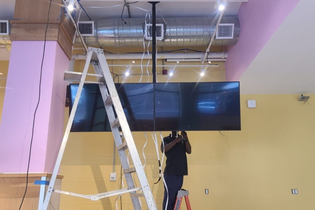 TV Signage implement Sophies